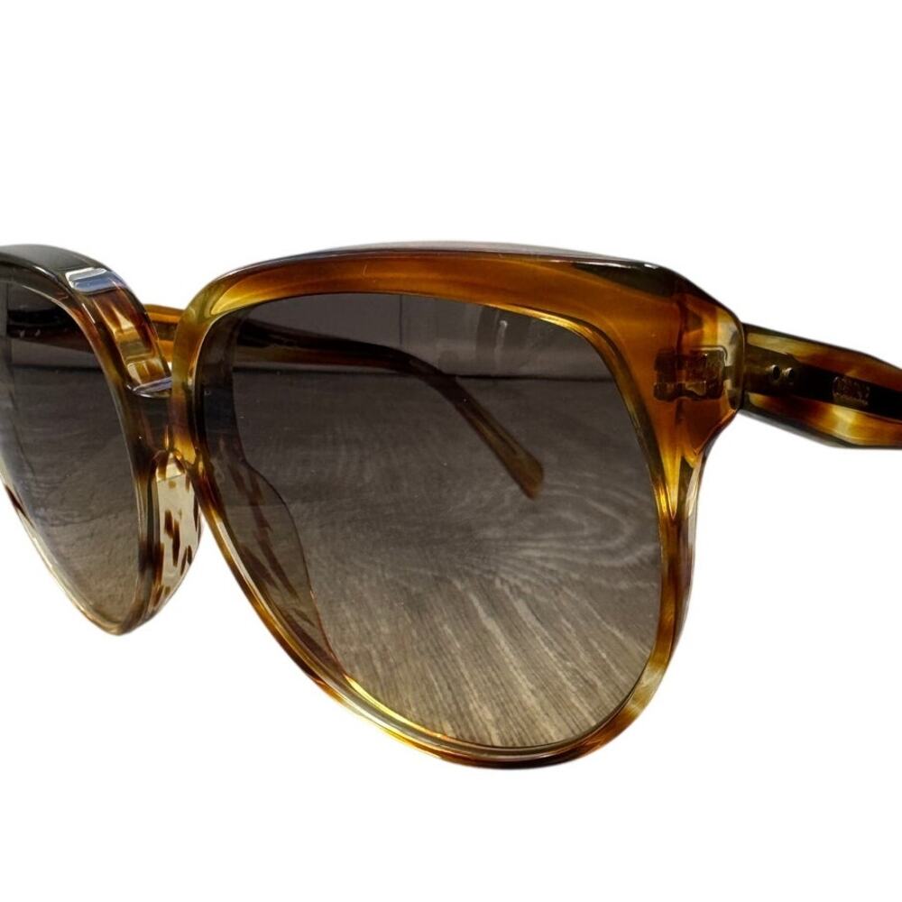 Authentic Celine Paris Oversized Tortoiseshell Su… - image 9